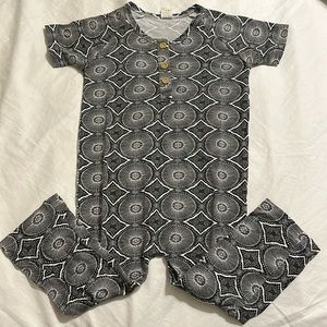 KQ raglan henley jumpsuit